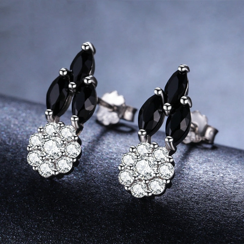 Diamond Zircon Earrings