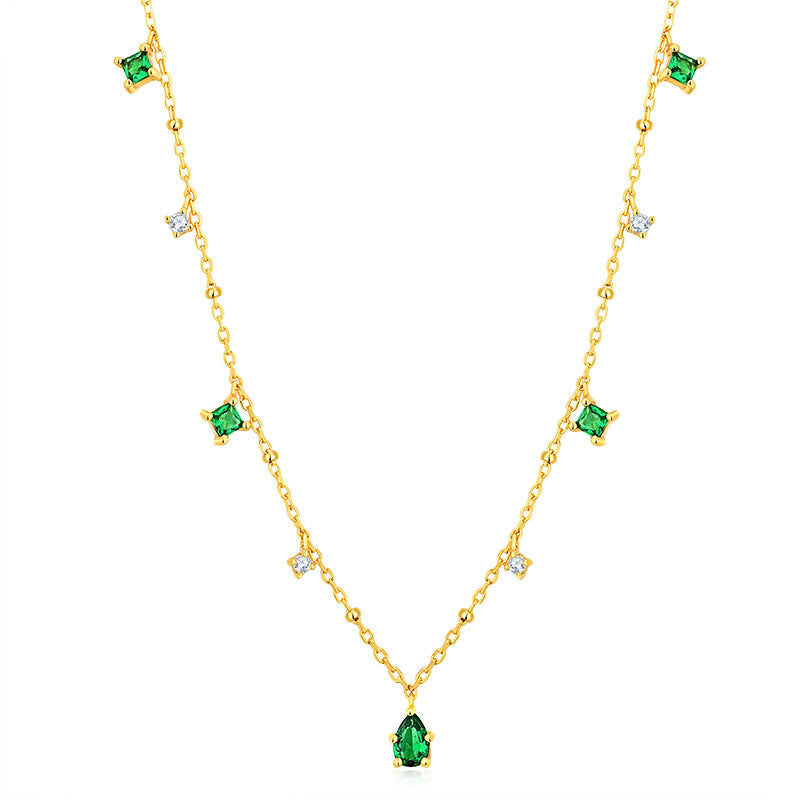 Water Drop Zircon Necklace