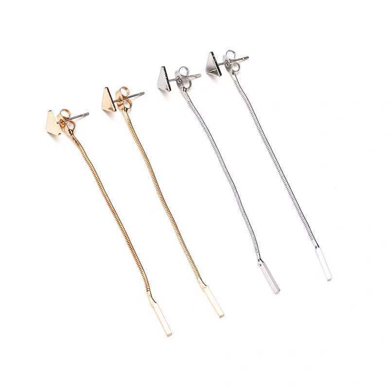 Small Triangle Earrings