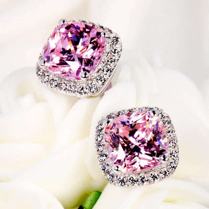 Diamond Earrings Retro