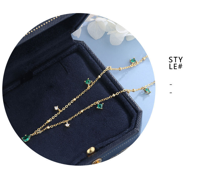 Water Drop Zircon Necklace