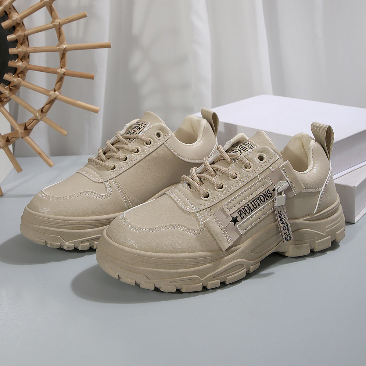 Sports Shoes With Side-Zipper For Women