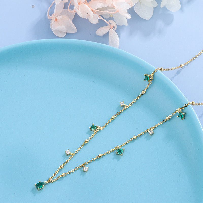 Water Drop Zircon Necklace