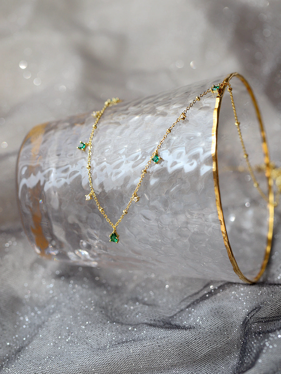 Water Drop Zircon Necklace