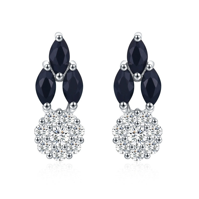 Diamond Zircon Earrings