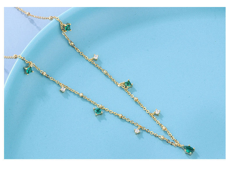 Water Drop Zircon Necklace