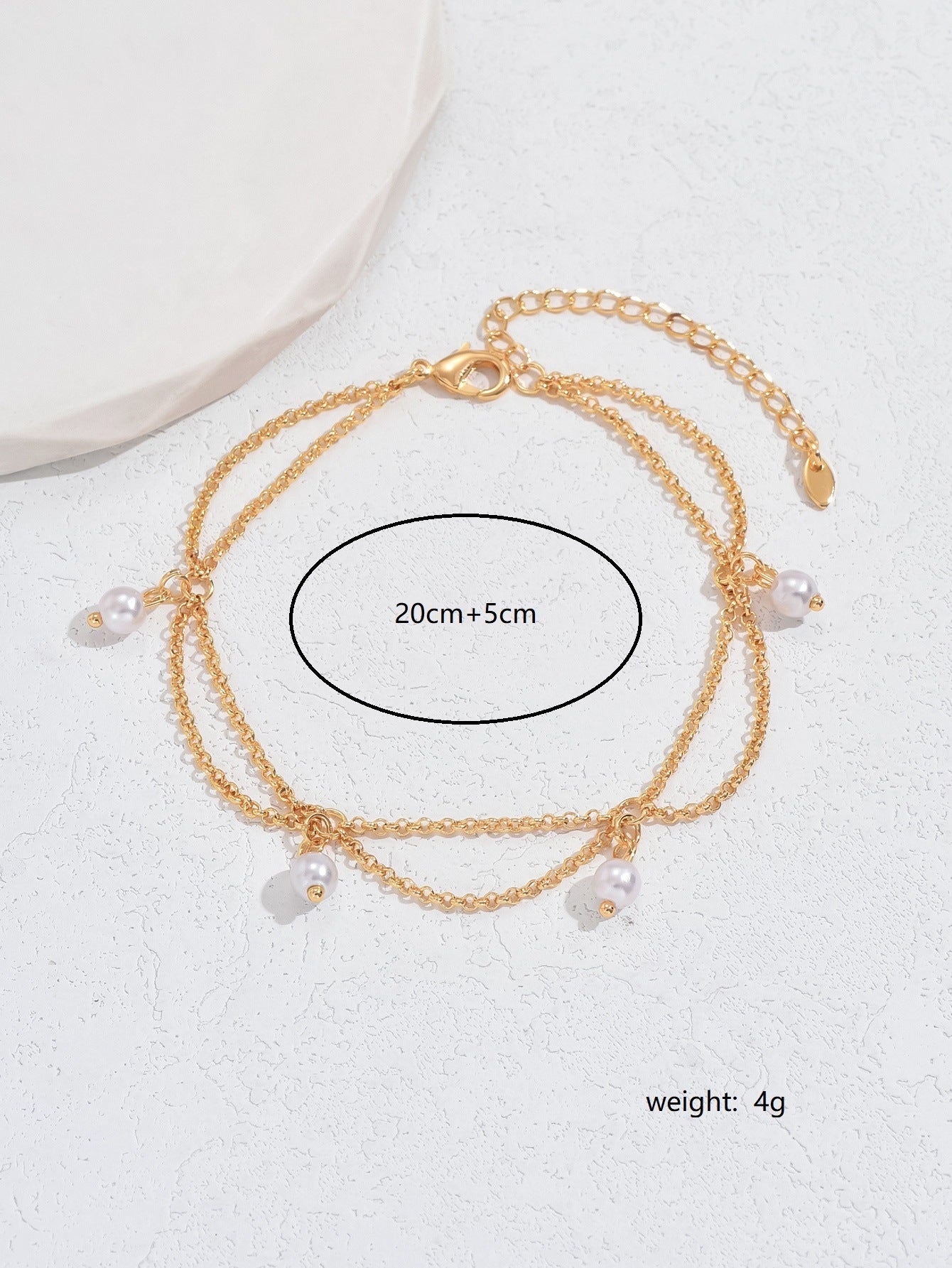 Pearl Anklet Elegant High-grade Luxury