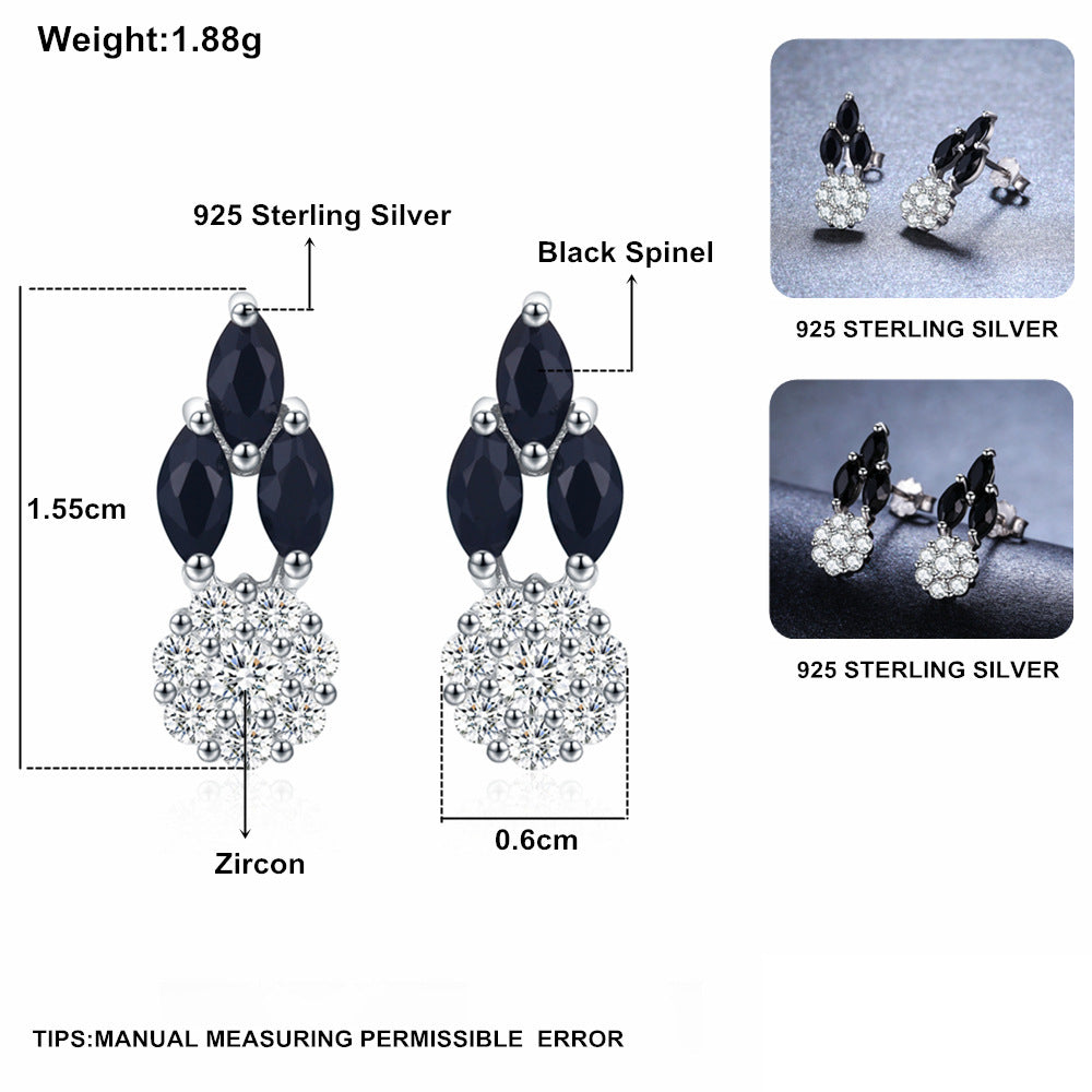 Diamond Zircon Earrings