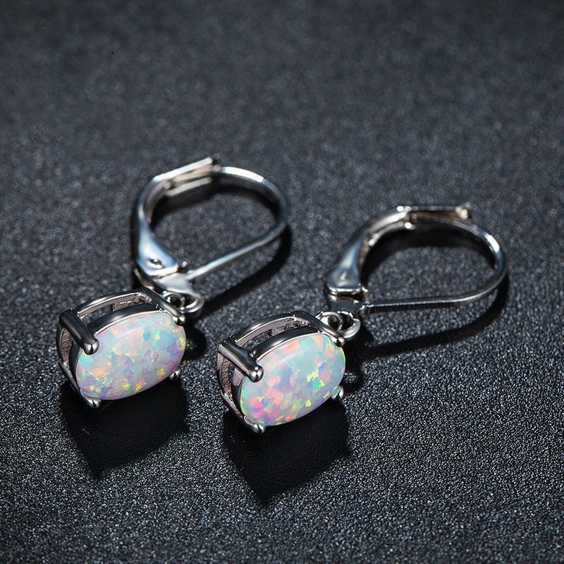 Opal Earrings Ornament