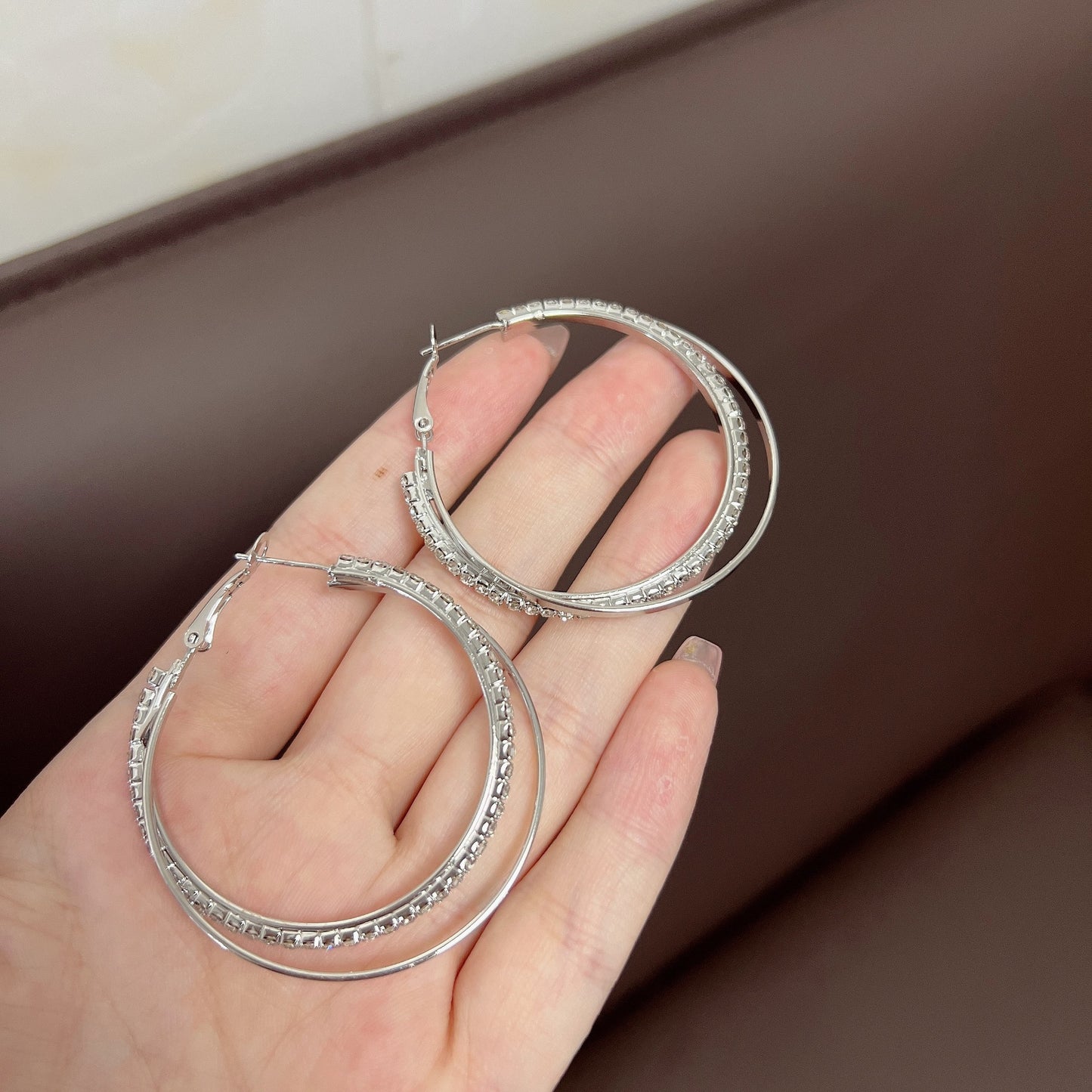 Diamond Earring Korean Simple Temperamental