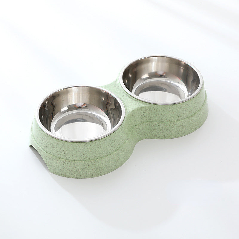 Double Pet Bowls Stainless Steel