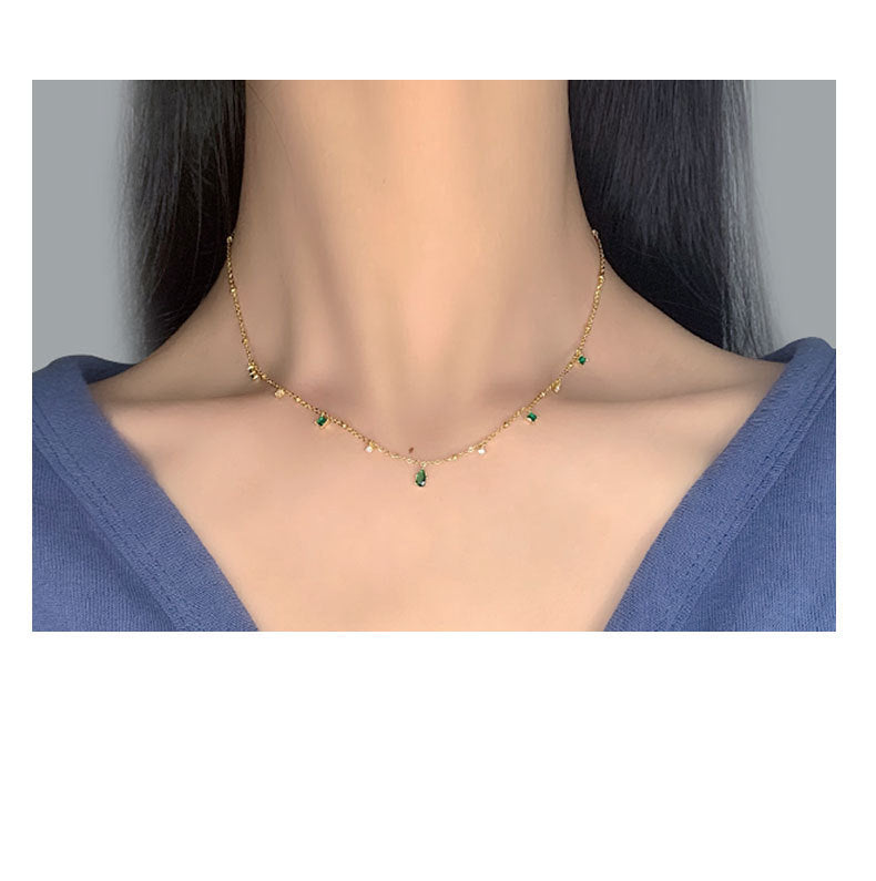 Water Drop Zircon Necklace