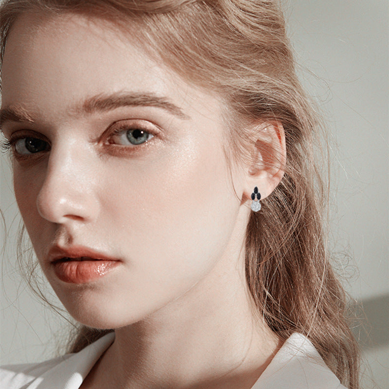 Diamond Zircon Earrings