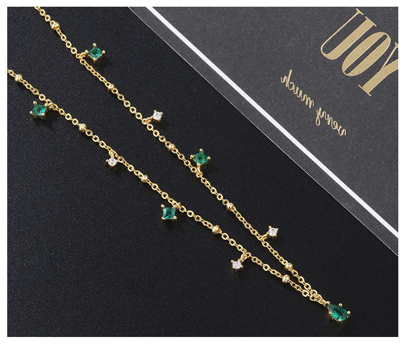 Water Drop Zircon Necklace