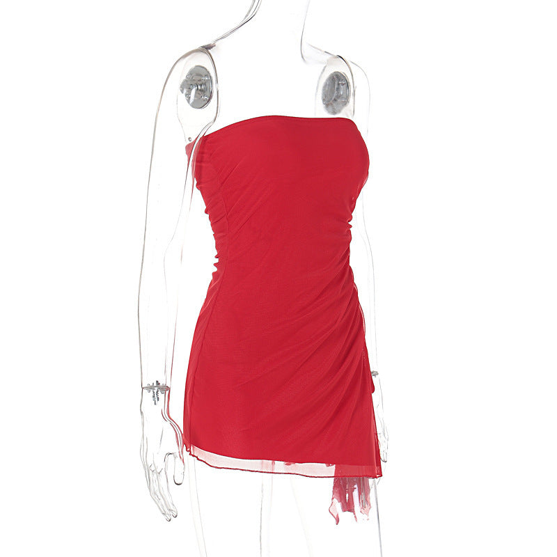 Tube-top Fashion Backless Dresses