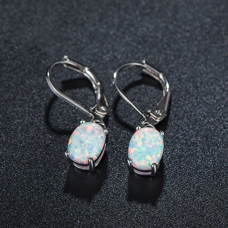 Opal Earrings Ornament