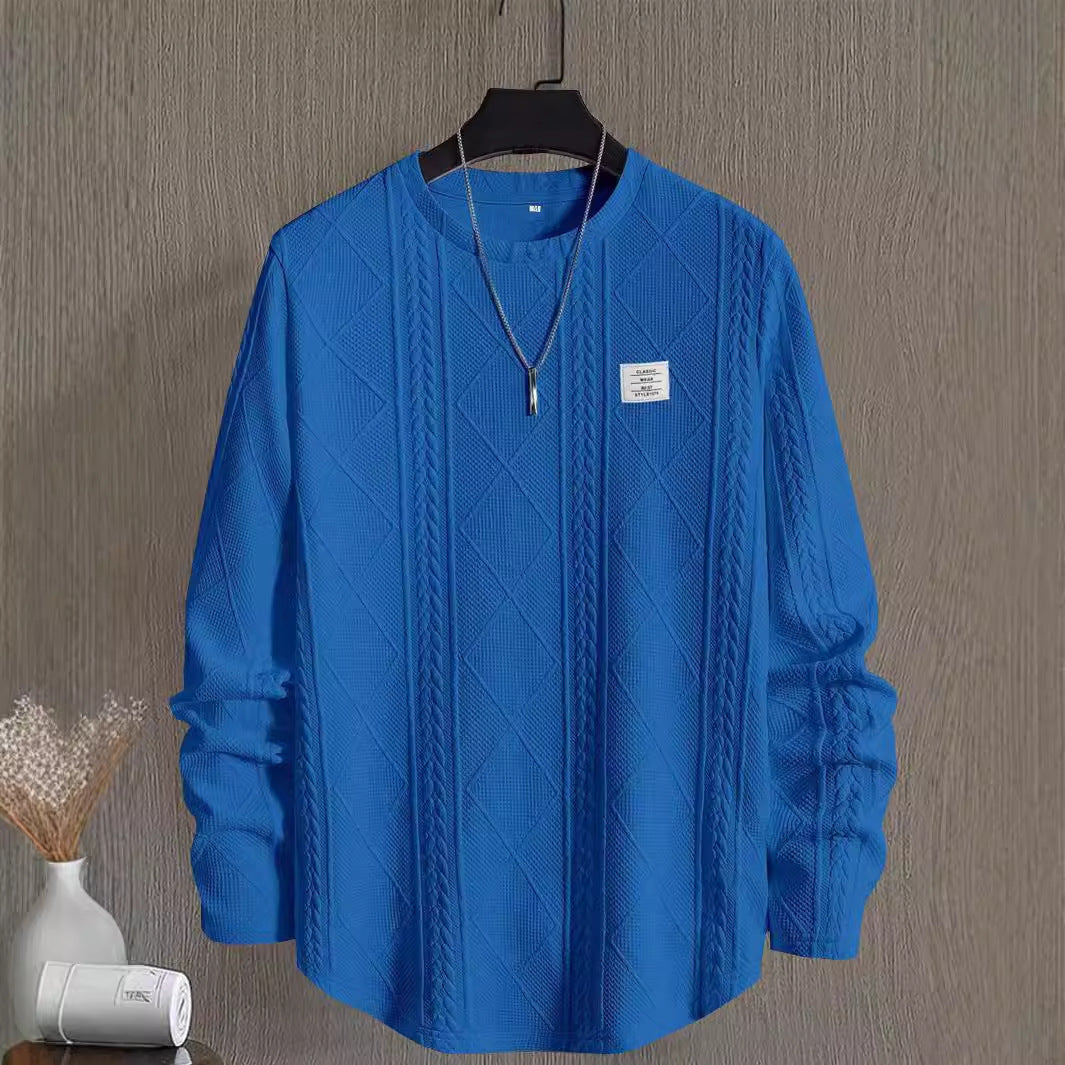 Round Neck Pullover Long Sleeve