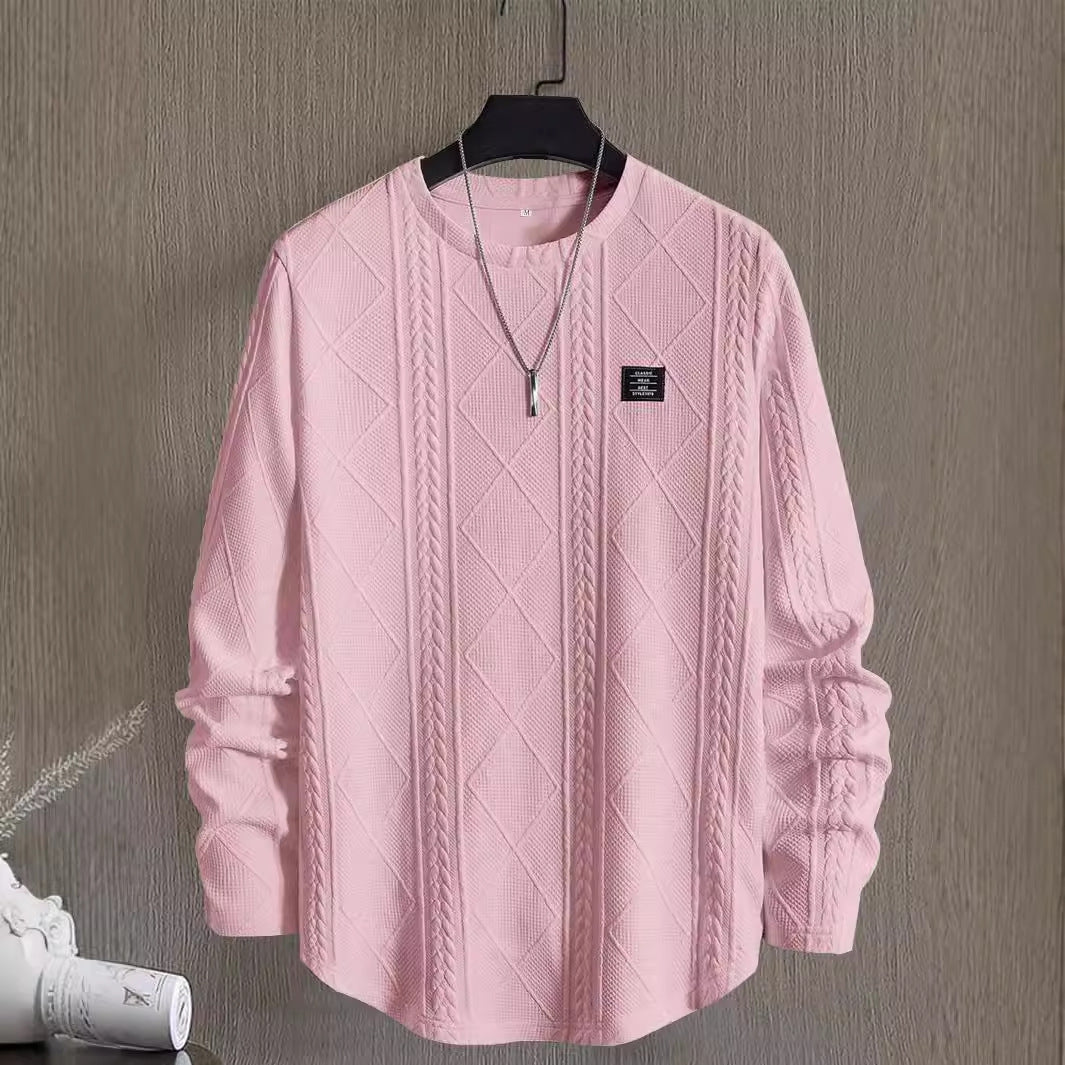 Round Neck Pullover Long Sleeve
