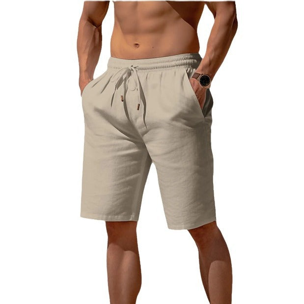 Elastic Waist Breathable Shorts