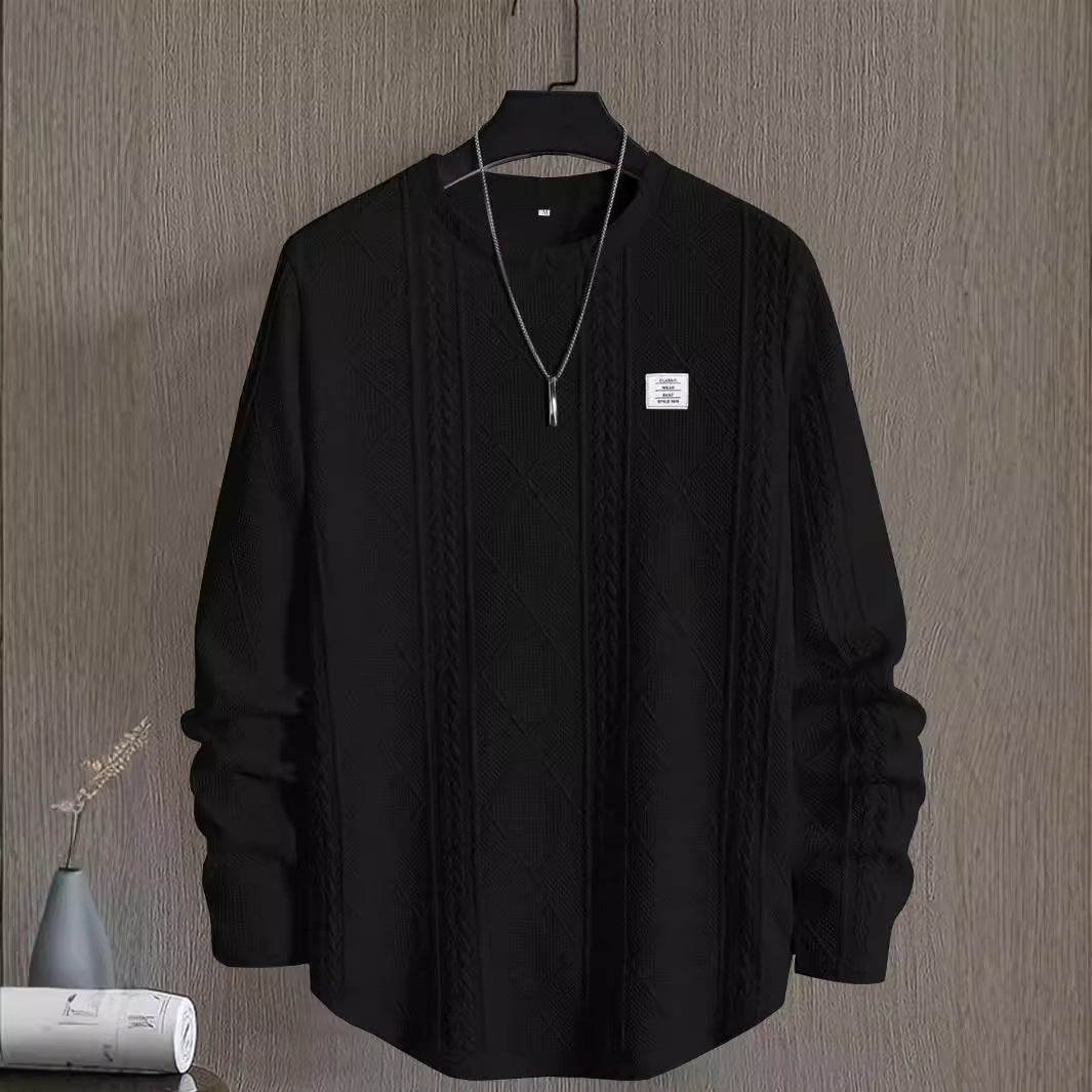 Round Neck Pullover Long Sleeve