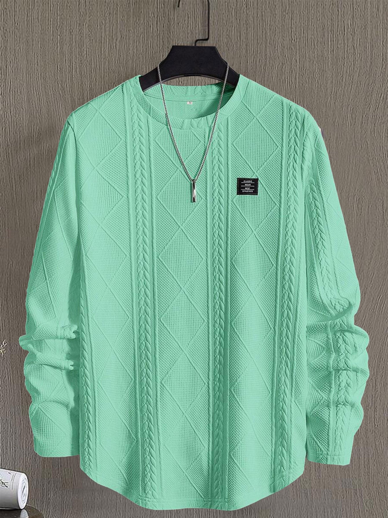 Round Neck Pullover Long Sleeve