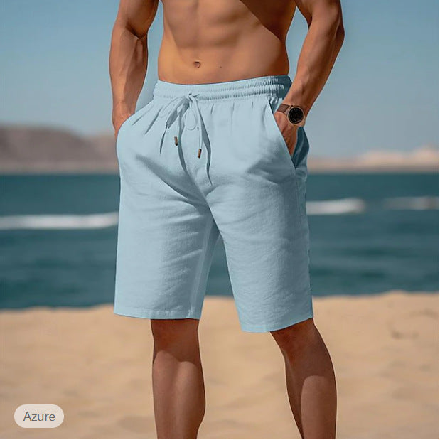 Elastic Waist Breathable Shorts