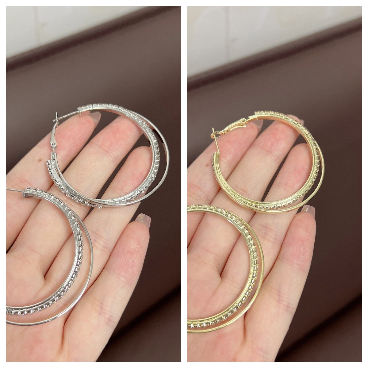 Diamond Earring Korean Simple Temperamental