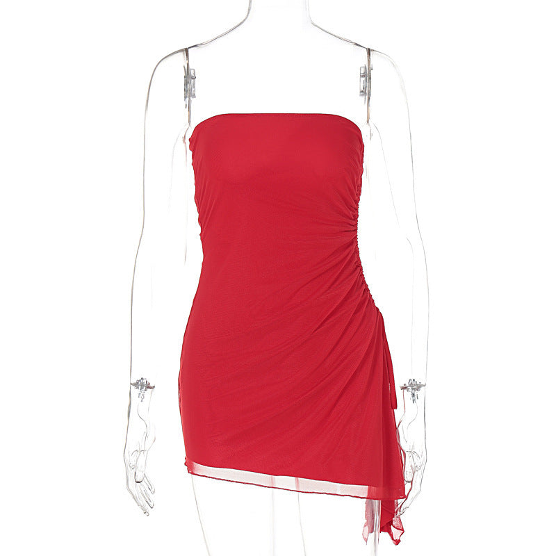 Tube-top Fashion Backless Dresses