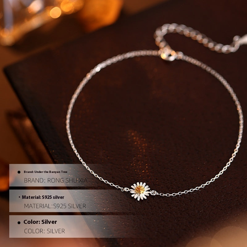 S925 Silver Anklet Thin Chain