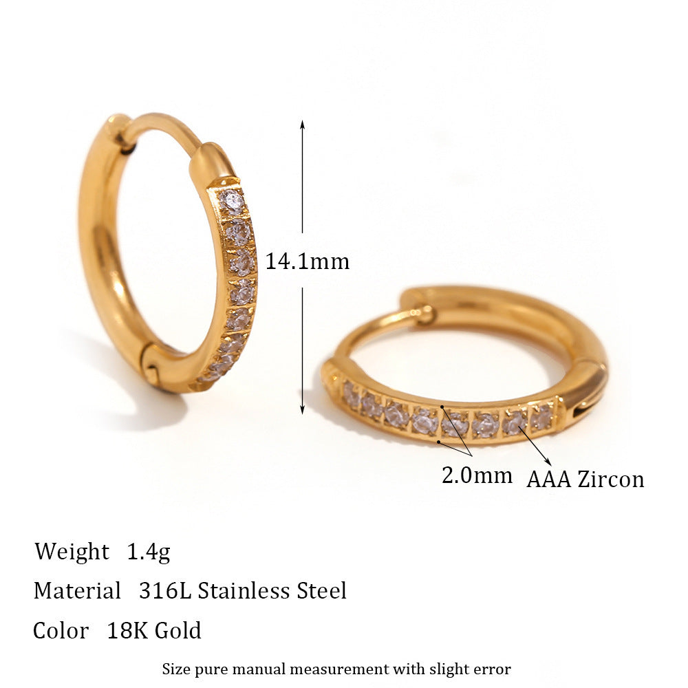 Zircon Earrings