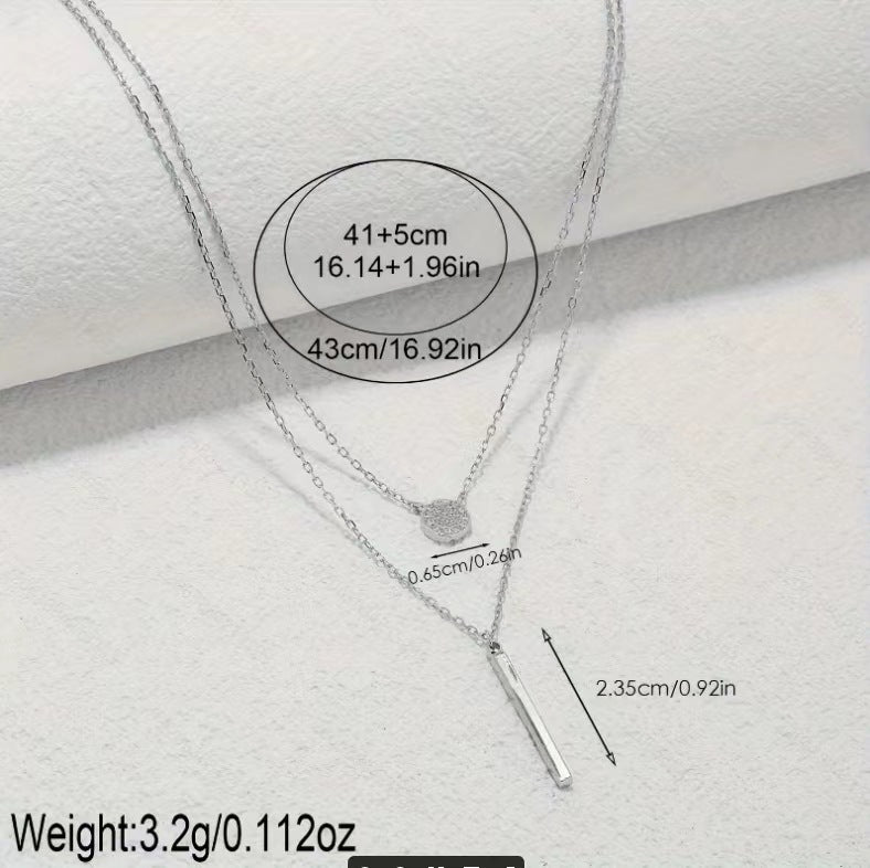 S925 Silver Zircon Pendant Necklaces