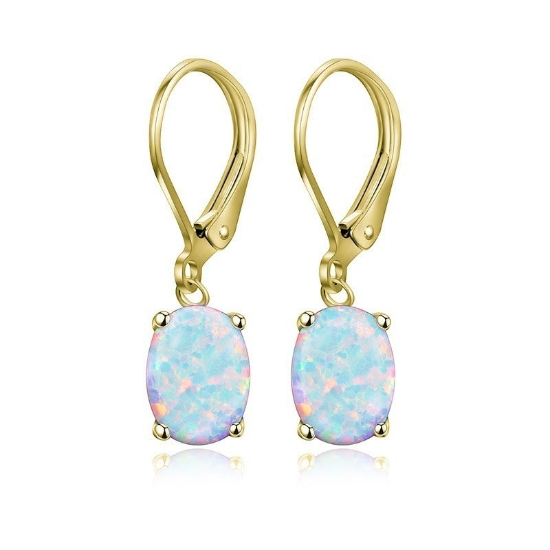 Opal Earrings Ornament