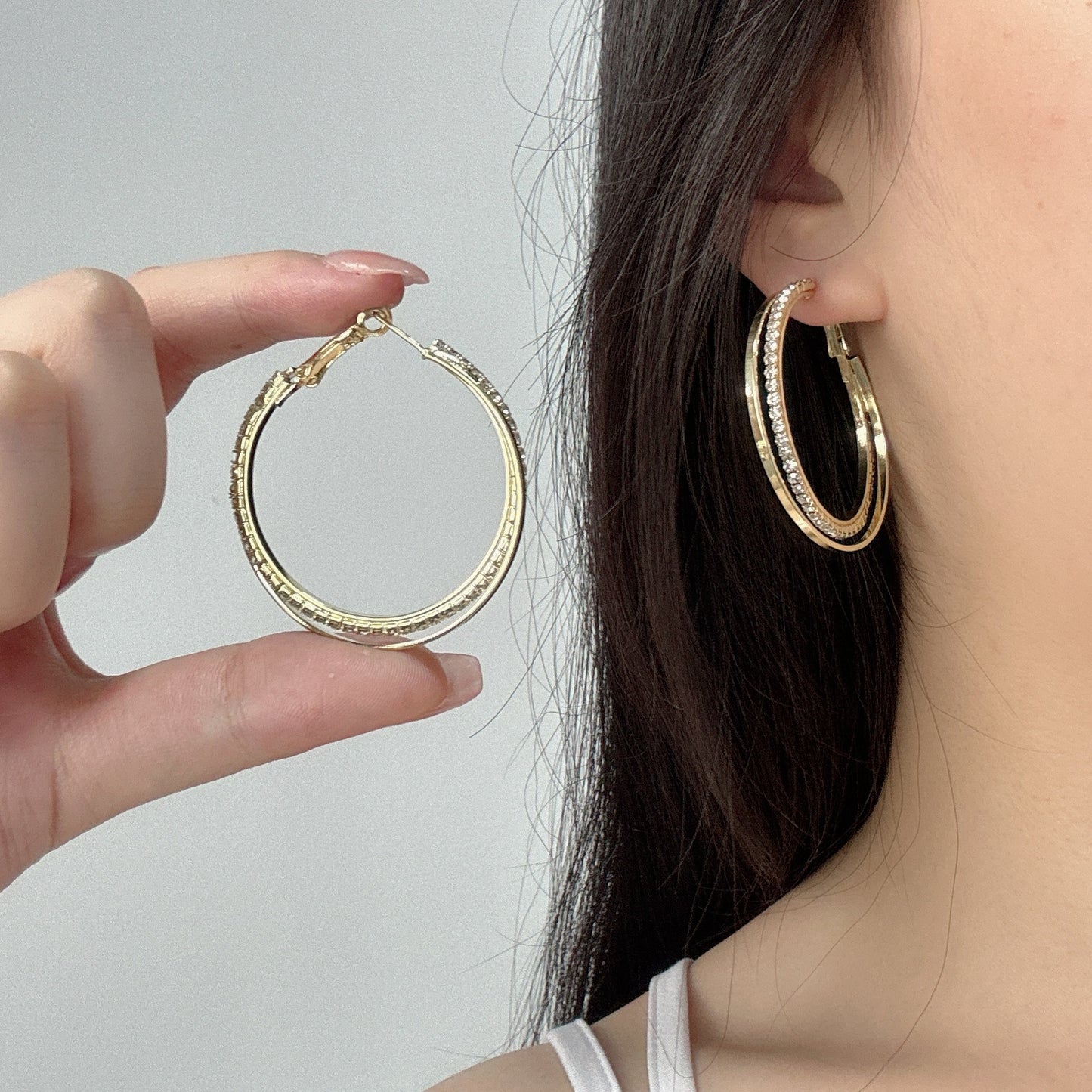 Diamond Earring Korean Simple Temperamental