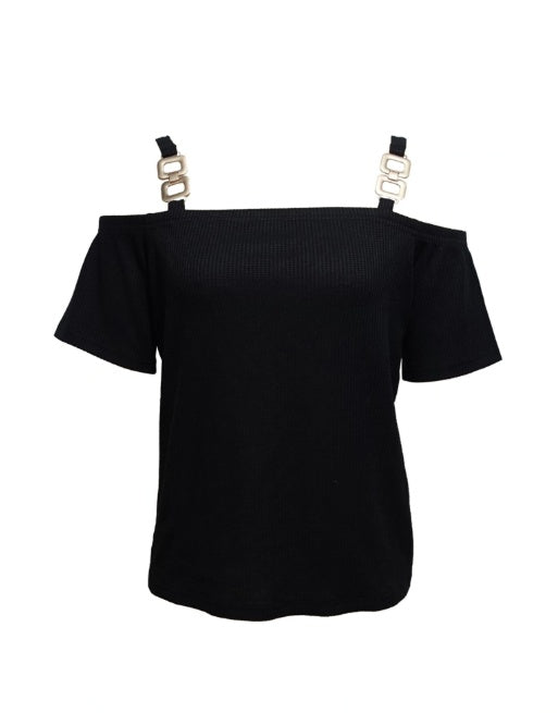 Women's Off Shoulder T-shirt Short Sleeved