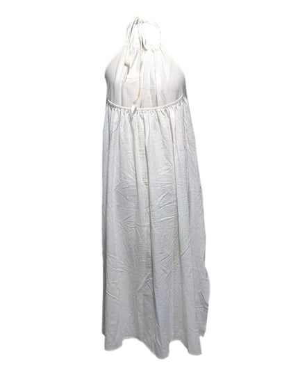 Women's Hanging Neck Backless Suspender Dress