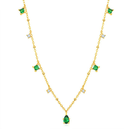 Water Drop Zircon Necklace