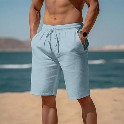 Elastic Waist Breathable Shorts
