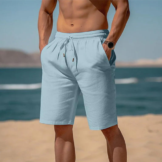 Elastic Waist Breathable Shorts