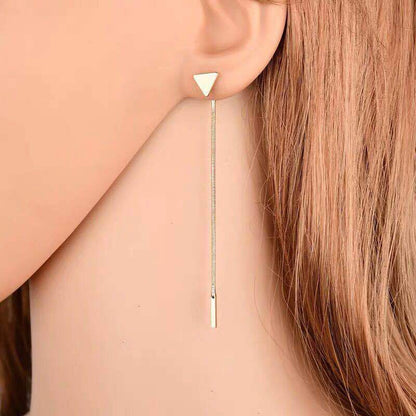 Small Triangle Earrings