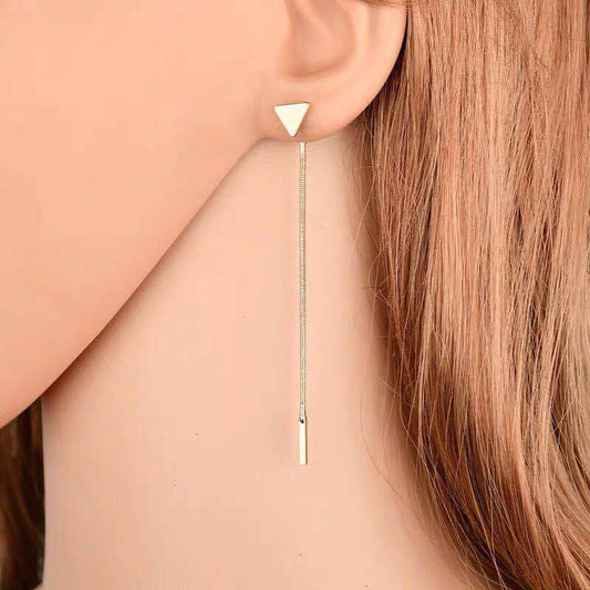 Small Triangle Earrings