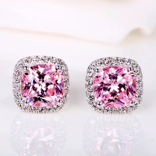 Diamond Earrings Retro