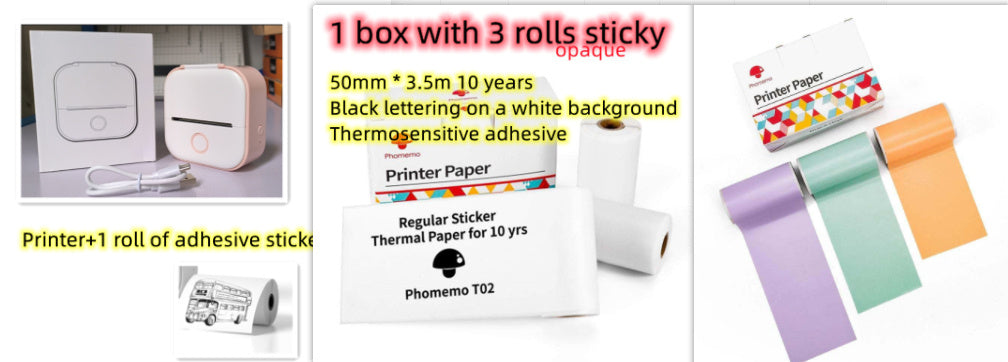 Mini Thermal Photo Printer