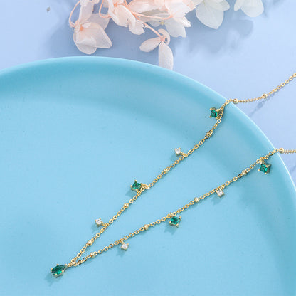 Water Drop Zircon Necklace