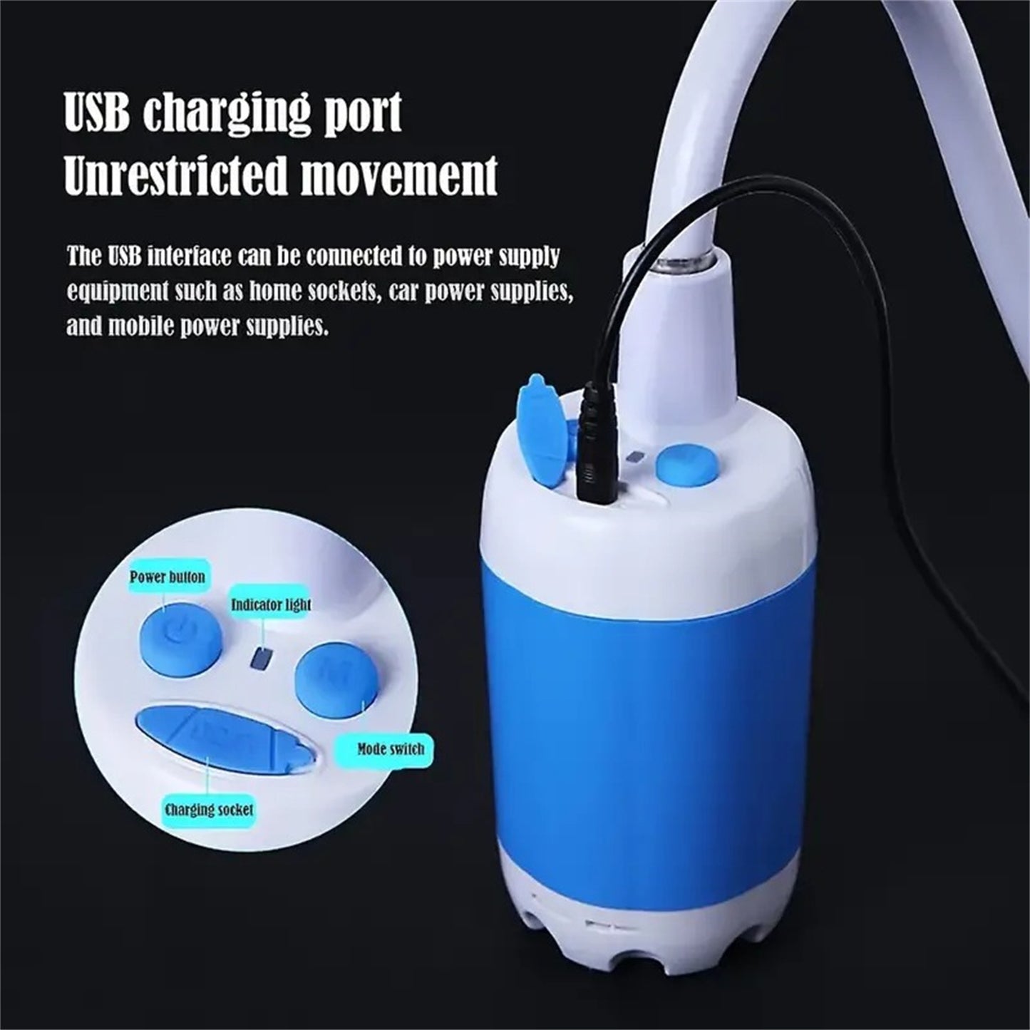 Outdoor Electric Shower Camping/Pets Portable