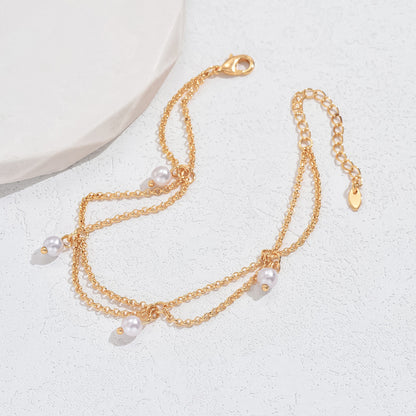 Pearl Anklet Elegant High-grade Luxury