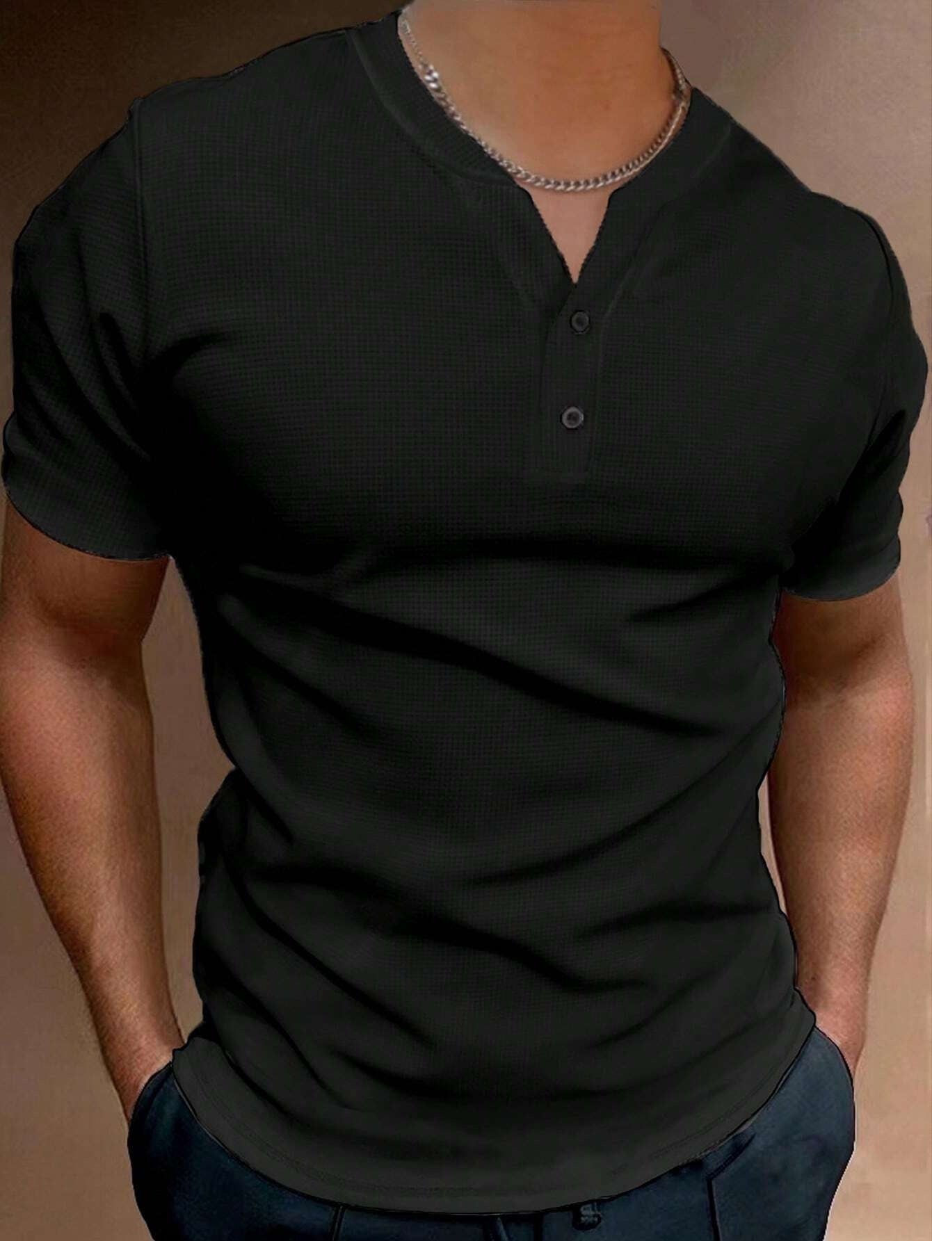 Summer Fashion Men's V-collar