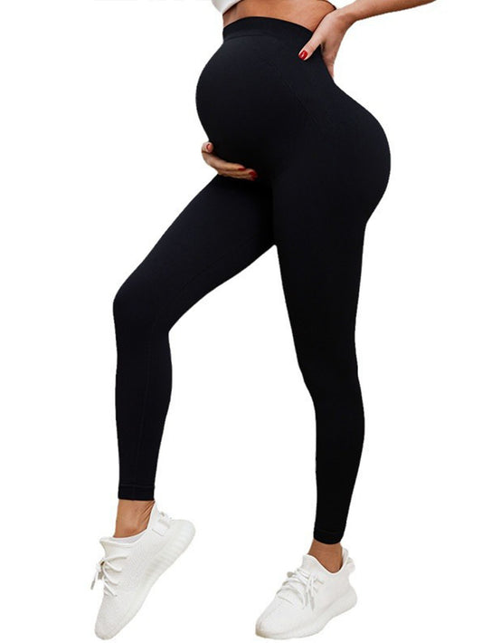 Maternity Leggings Over Belly