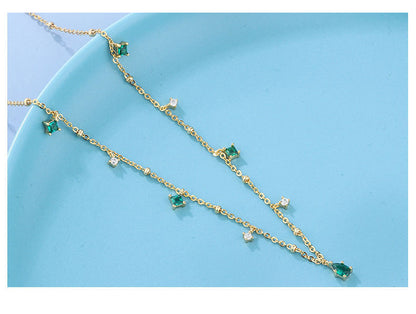 Water Drop Zircon Necklace