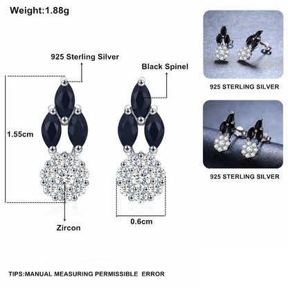 Diamond Zircon Earrings
