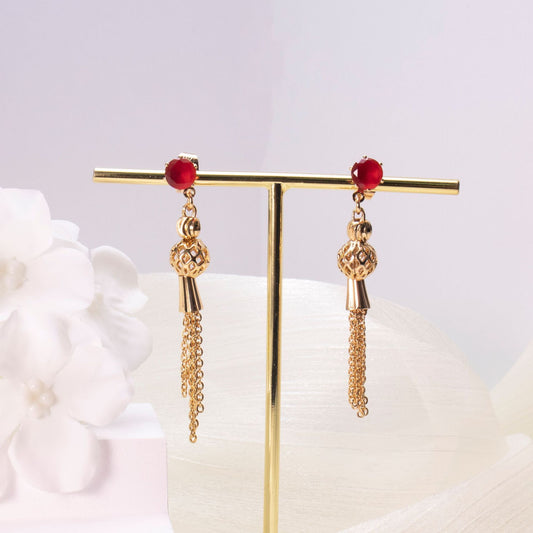 Gold & Diamond Earrings Jewelry